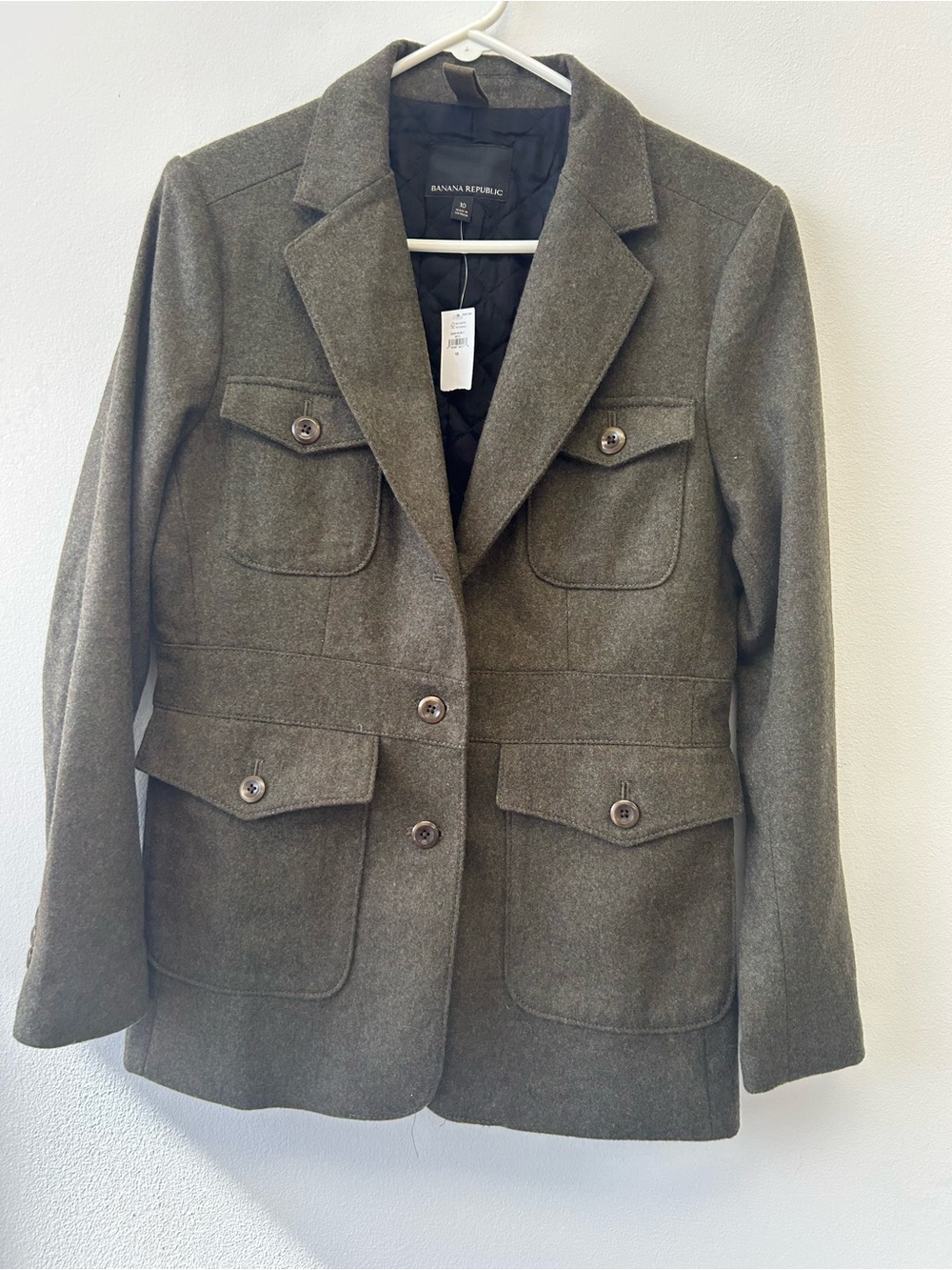 Banana Republic Women's Olive Field Blazer Jacket